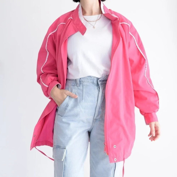 Vintage ISPO Pink Lightweight Jacket Size Medium - Picture 3 of 12